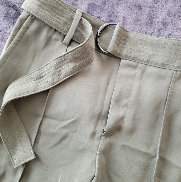 Banana Republic Washable Stretch High Rise Wide Leg Performance Utility Pants 4R - Picture 8 of 8